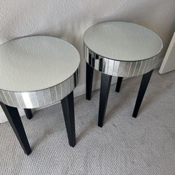 Mirrored Side Tables (Set Of 2)