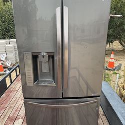 LG SxS Stainless Steel Fridge FREE 
