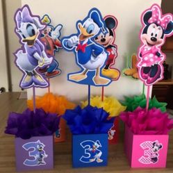 Mickey And Minnie Centerpieces 