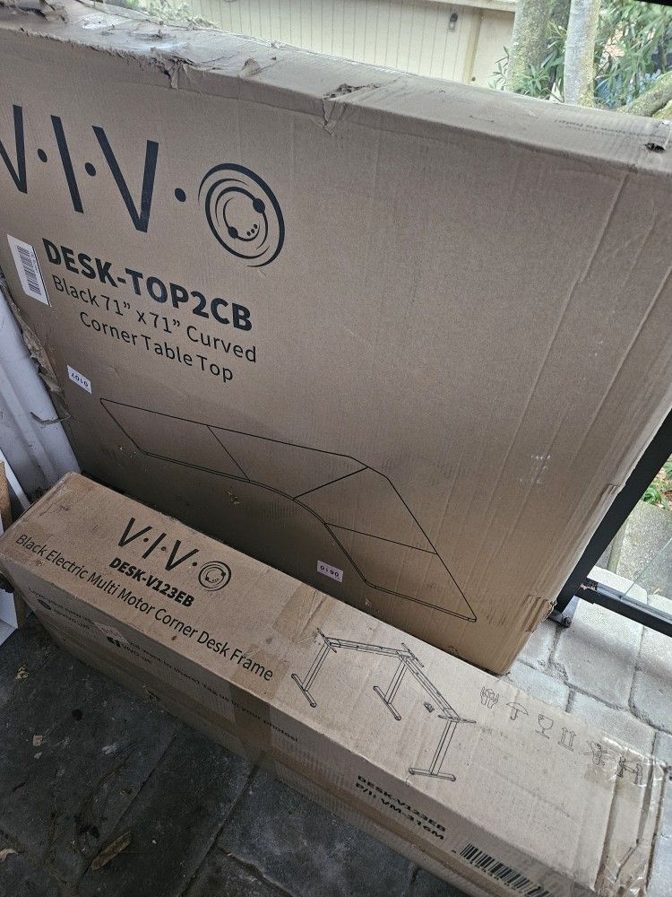 Electric Corner Desk