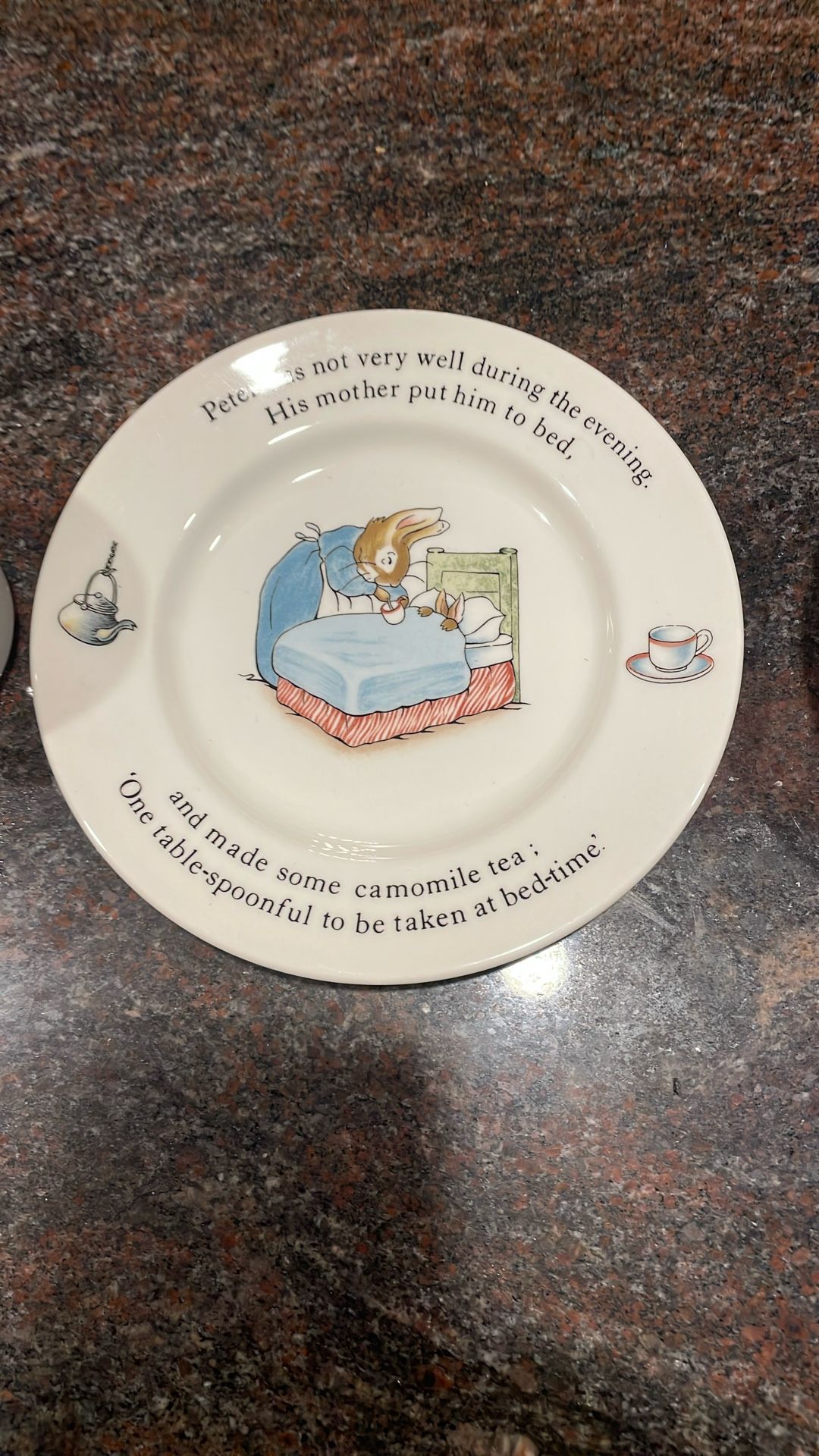 3 Piece Wedgewood Peter Rabbit
