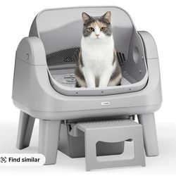 Brand new Open-Top Self-Cleaning Cat Litter Box