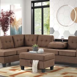 New Sectional /ottoman $558