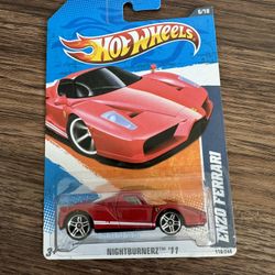 Hot Wheels Ferrari Enzo Nightburnerz ‘11 6/10 1:64 Diecast