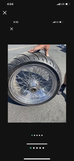 Back Wheel Wit Tire Dunlop 250/40R18 For Motorcycle Harley Davidson Etc