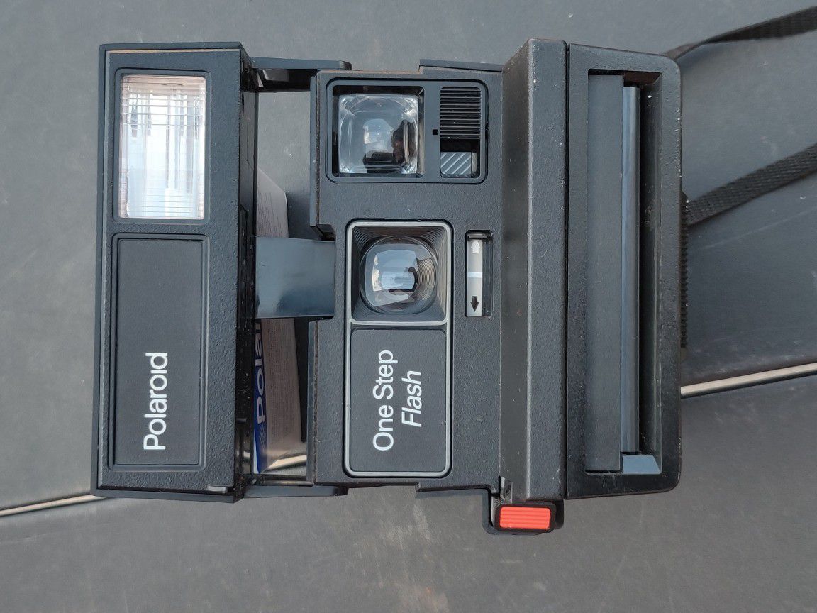 Polaroid camera one step flash with film $15