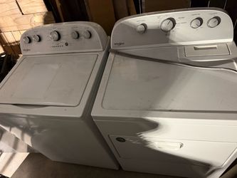 Washer and dryer