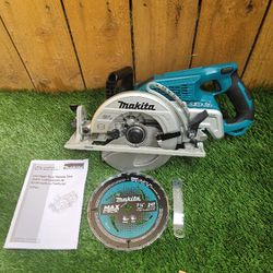 New. Makita 18V X2 LXT Lithium-Ion (36V) Brushless Cordless Rear Handle 7-1/4 in. Circular Saw (Tool-Only)

