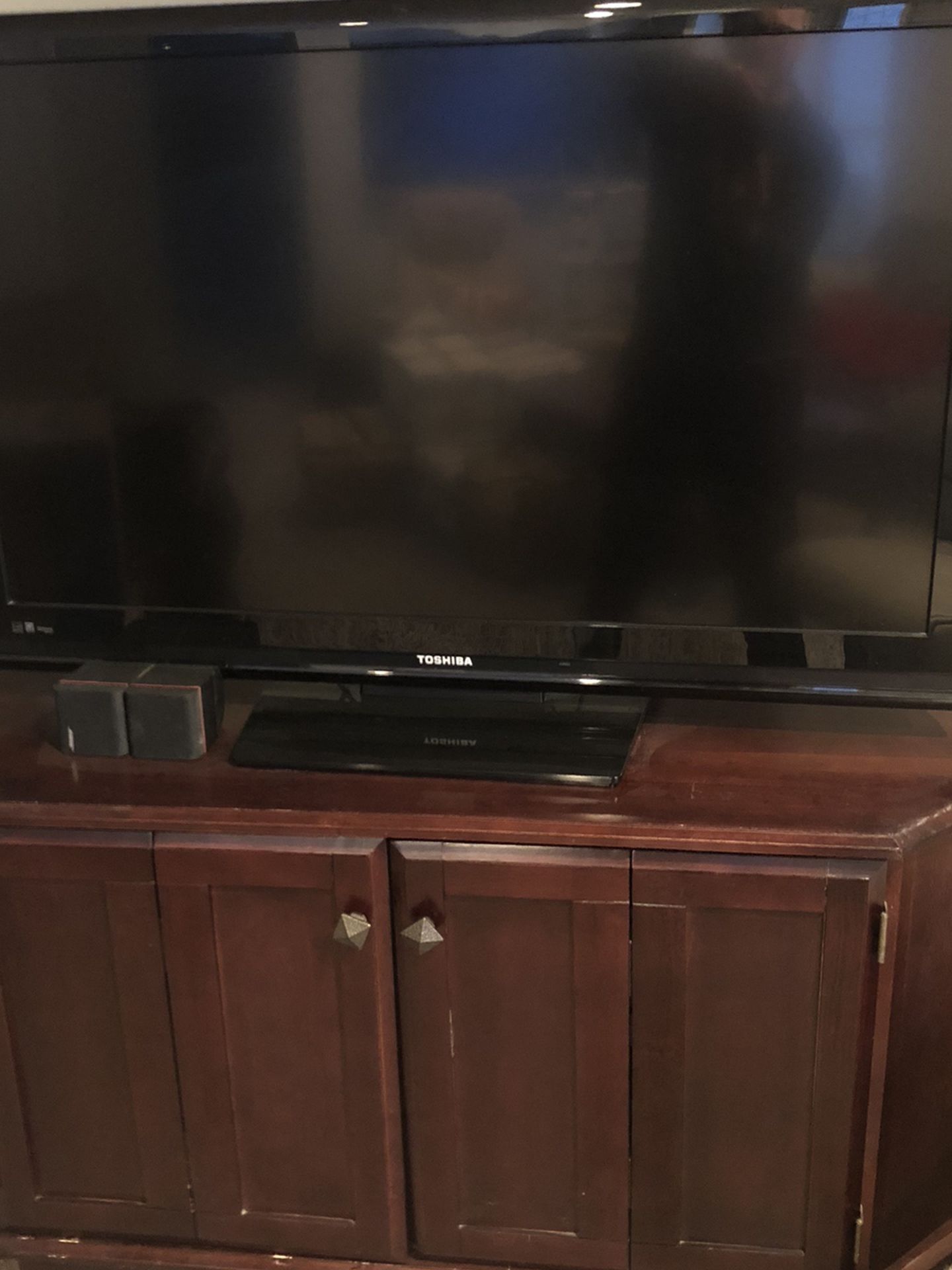 46” TV+ Cabinet+Bose Surround Sound System With Kenwood Receiver and Multi CD Player
