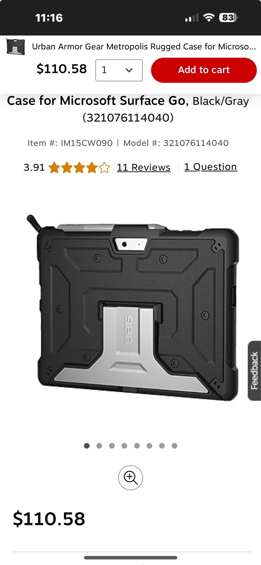 Urban Armor Gear Rugged Case 