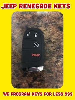 Jeep push button remote key