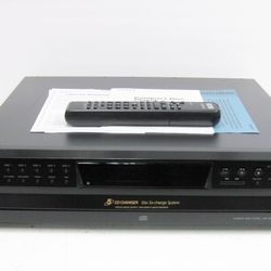 Sony CDP-CE375 - 5 Disc CD Player Changer Carousel w/ Remote