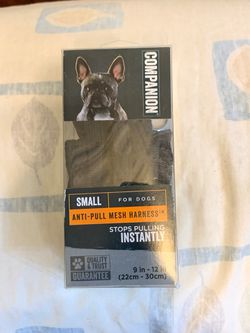 Companion Anti-Pull Mesh Harness for Small Dogs - Small 9”-12”