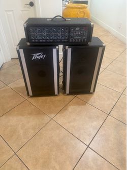 Pevey XR -500 series head mio and 2 2 speaker with twuiters