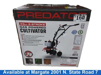 Predator 58169 Black Gas Tiller / Cultivator