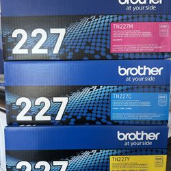 4 Pack Brother 227 Printer Cartridges 