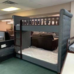 Romana Gray Fabric Finish Ii Twin/Twin Bunk Bed & Trundle
ACME$10 Down Payment And Financing Available