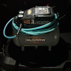 Like New McGraw 3 Gallon Compressor 