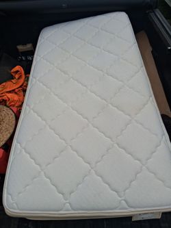 Twin day bed with twin mattress and boxspring