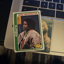 Gene Washington 1978 Topps Football Card
