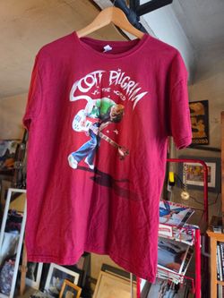 Original 2010 Scott Pilgrim vs. the World Graphic T-Shirt Large