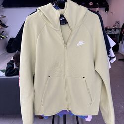 NIKE TECH FLEECE NEON GREEN SIZE M