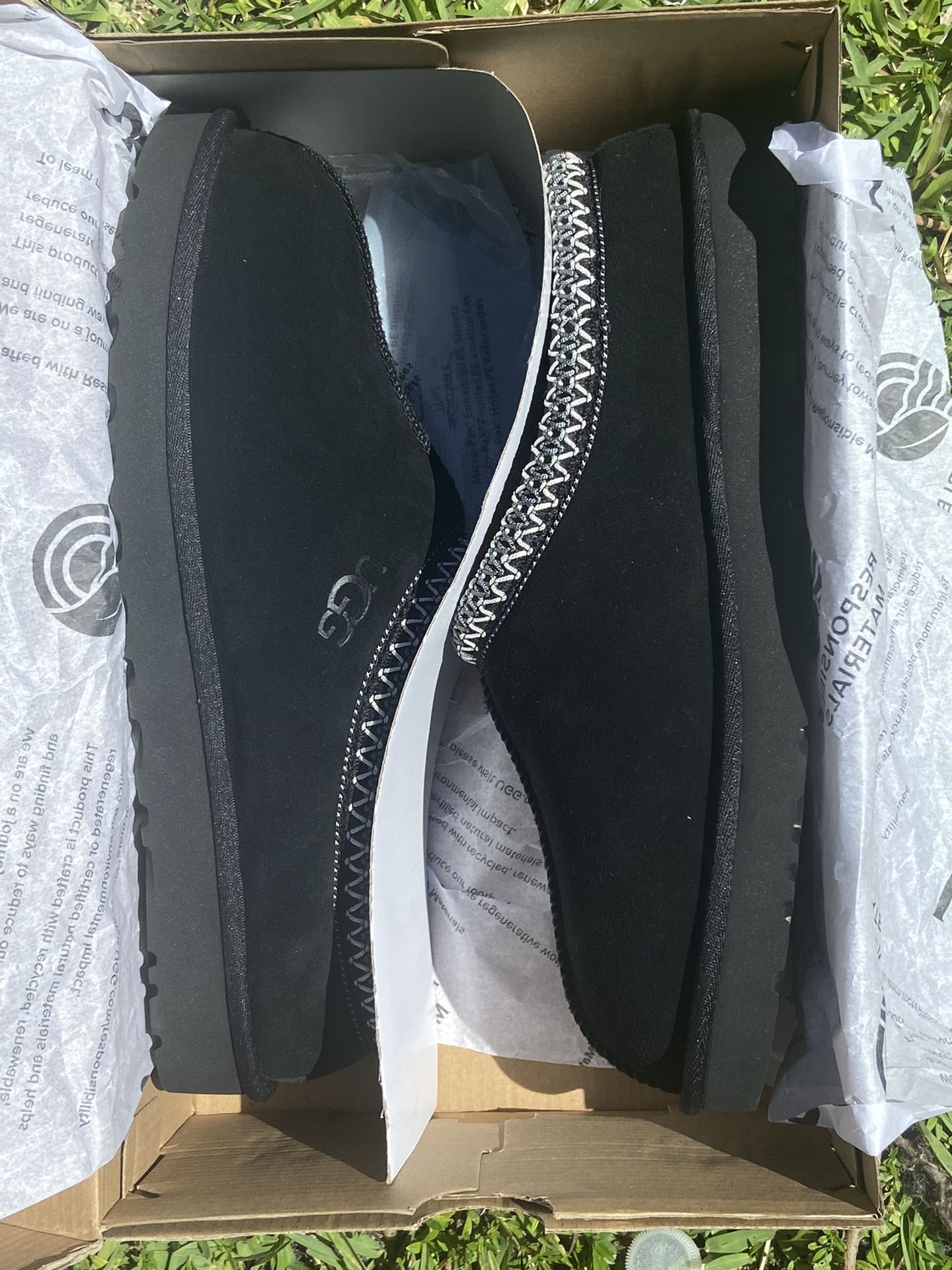 Ugg Tasman Slipper Size 12 Black