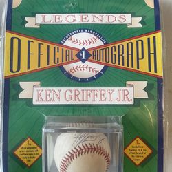 KEN GRIFFEY JR signed ball Factory Sealed 