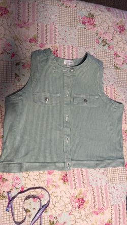 Free Assembly Striped vest