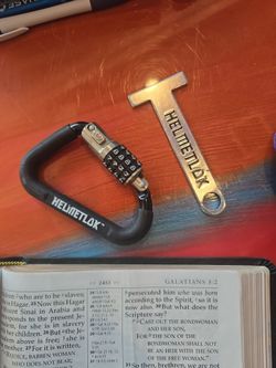 Motorcycle Helmet Lock