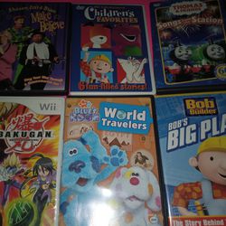 Kids Dvds Blues Clues, Barney, Thomas The Train, Bob The Builder, And Others (Please See My Other Items)