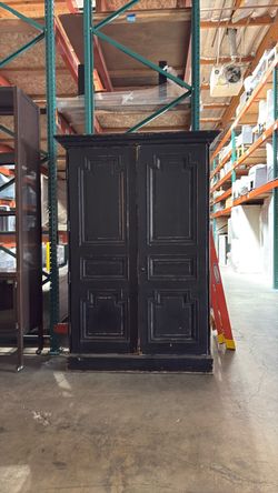 Black RH Vintage Cabinet