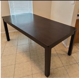 Dark Brown Dining Table – $40 Firm