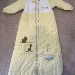 Slumbersafe Winter Toddler Sleeping Bag Long Sleeves 3.5 Tog - Sunshine Zoo, 18-36 Months/Large