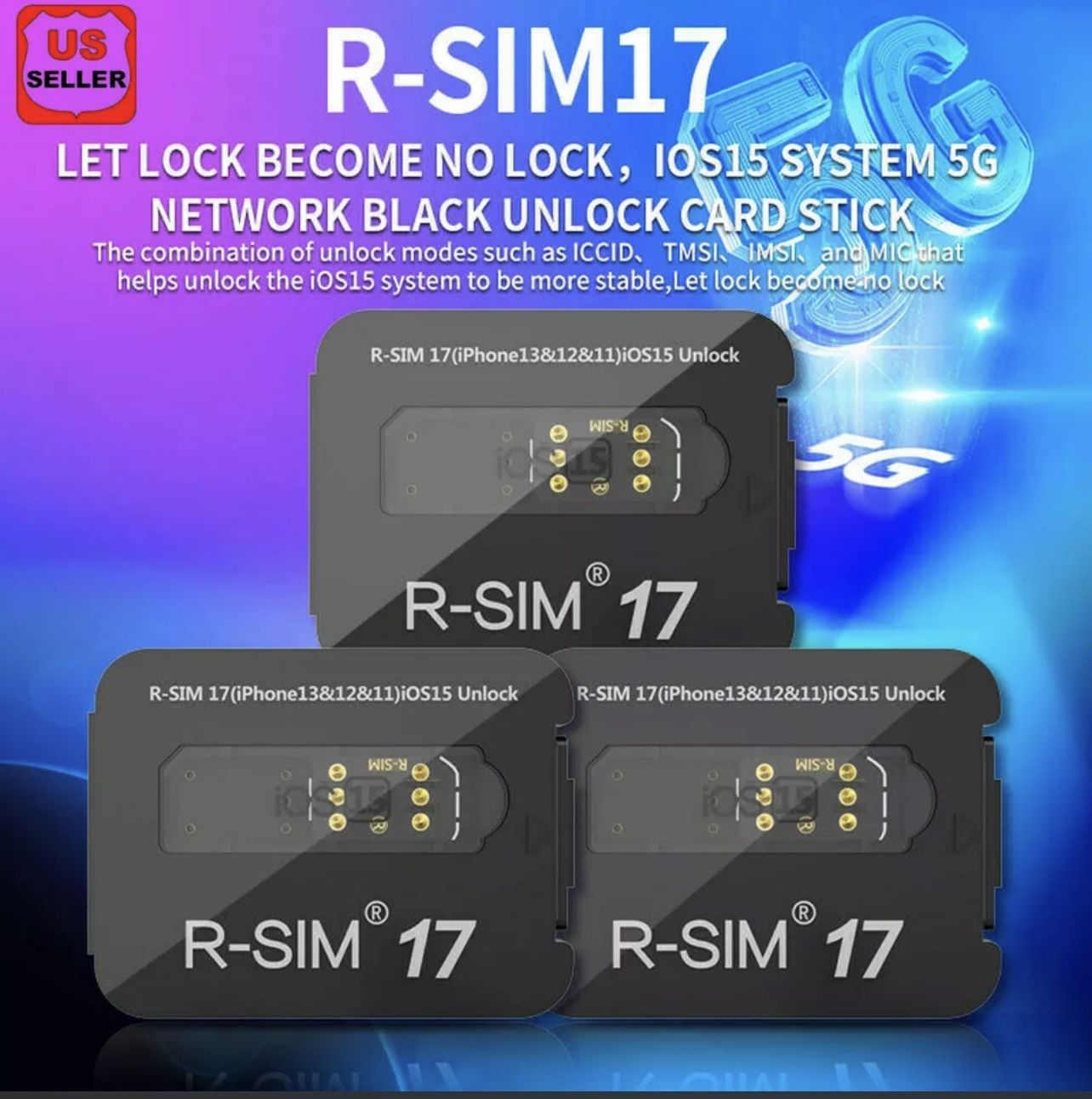 R-SIM Unlock RSIM Card for iPhone 13 12 11 Pro XS MAX XR X 8 7