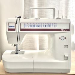 White Sewing Machine 