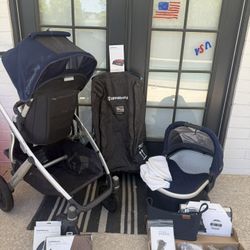 UPPAbaby Vista Stroller And Bassinet: Fully Loaded With Accessories