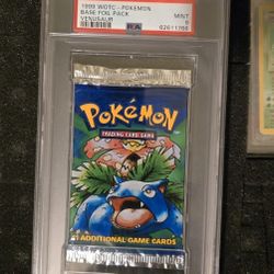 PSA 9 Pokemon Base Set Venusaur Booster Pack