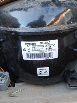 LG CMA062LHCM refrigerator compressor.
