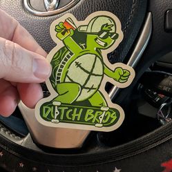 Turtle sticker Dutch Bros 3/4/26 drop