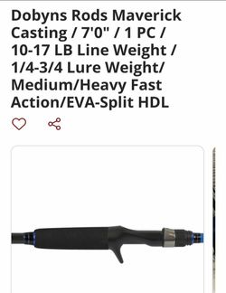 Dobyns Maverick fishing rod