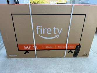 50” Amazon series 4 fire tv brand new in the box $200