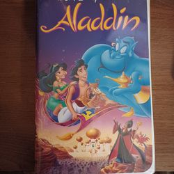Very Rare!! Walt Disney Classic Aladdin Black Diamond VHS Tape Movie #1662. Great Condition!

