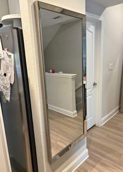 Antique Silver Full Body Mirror W 26.5 x H 60.5