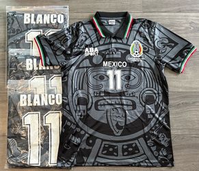 Team Mexico Blanco Retro World Cup ‘98  Jersey