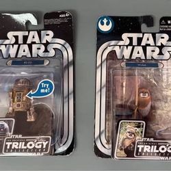 Two NEW Star Wars Figures Wicket R2-D2 (try me is not working) $15 for All 