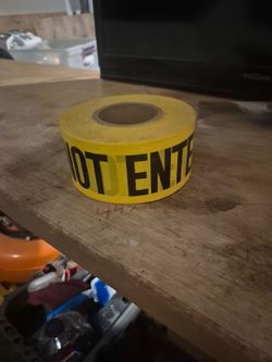Caution do not enter flagging tape