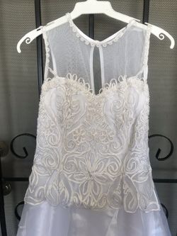 White Wedding Dress Size Medium