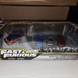 Hotwheels Premium Car Culture Fast And Furious Tokyo Drift Diorama Set