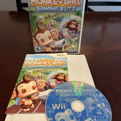 Nintendo Wii Super Monkey Ball Banana Blitz